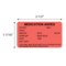 Nevs MedicationAdded Name/Rm# Drug Amnt, Rate 1-7/16"x2-1/2" Flr Red w/Blk PW-0002 - alternate 2